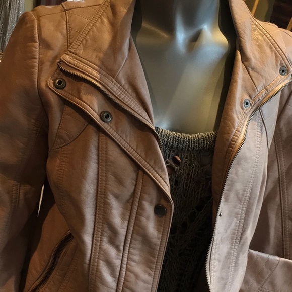Jessica Simpson Faux Leather Jacket
Very Soft & Pretty in a Sandy Pink. - Picture 2 of 16